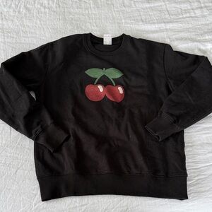 Pacha Ibiza - Black Sweatshirt with Cherry Design